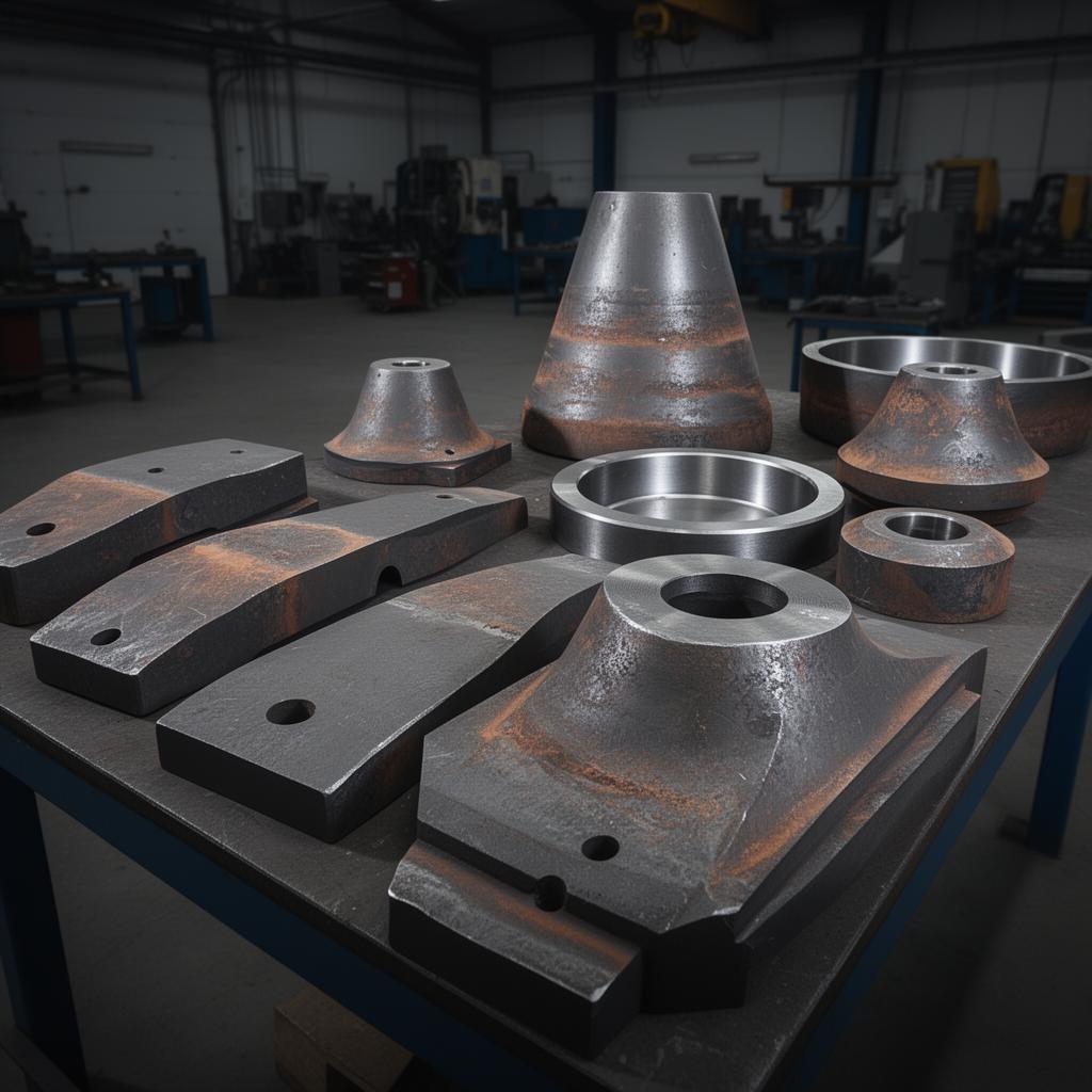 Crusher wear parts and liners